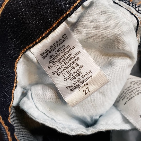 CURRENT ELLIOTT high waist ankle skinny jeans 27 - Picture 5 of 8